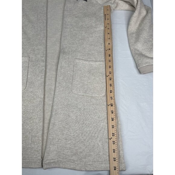 Columbia Montavilla Hooded Cardigan Hoodie Women’s Medium Pockets Stone Cream - Picture 11 of 13